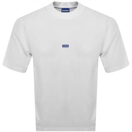 Hugo Nieros 01 - T-Shirt Uomo Manica Corta In Puro Cotone, Colore Blu, Taglia L